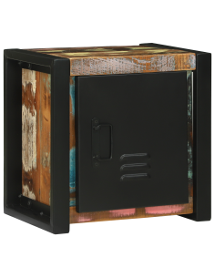 Mobile da Bagno con porta Marrone Legno Recuperato Massello