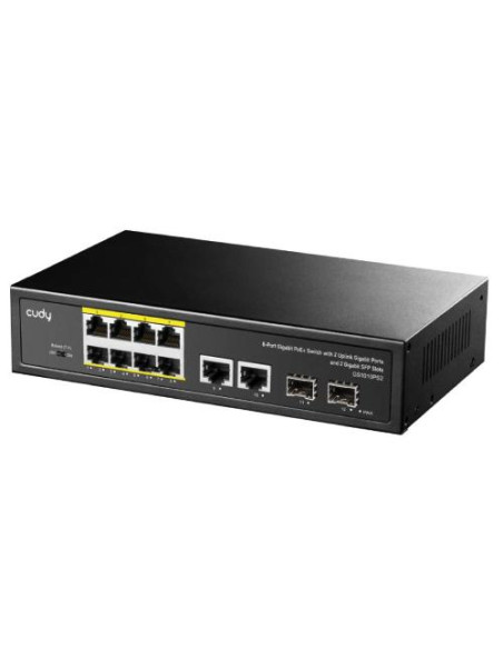 SWITCH 8P GIGABIT POE+ 2P UPLINK 2P GIGABIT SFP 120W