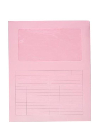 CF50 CARTELLINE C/FINESTRA 120GR RO