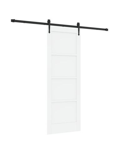 Porta scorrevole ORKDAL Bianco 73,5 x 198,5 cm Pino massello