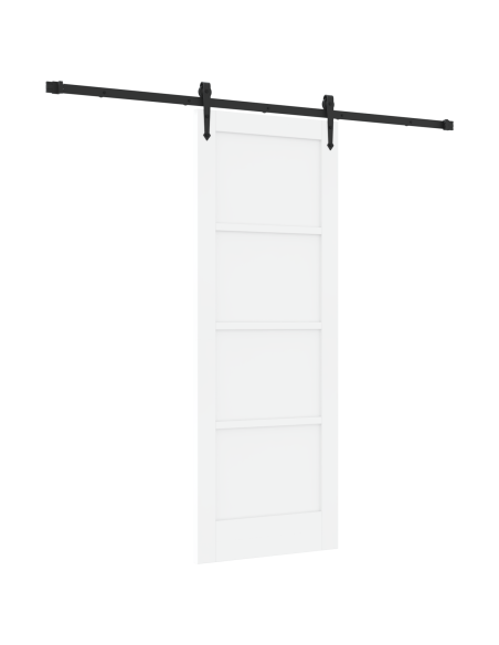 Porta scorrevole ORKDAL Bianco 73,5 x 198,5 cm Pino massello