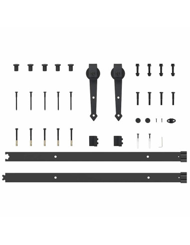 Porta scorrevole ORKDAL Bianco 73,5 x 211 cm Pino massello