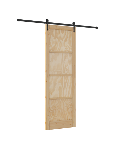 Porta scorrevole con set di ferramenta 'ORKDAL'Legno massello di pino
