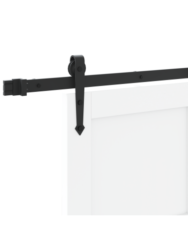 Porta scorrevole ORKDAL Bianco 78 x 211 cm Pino massello