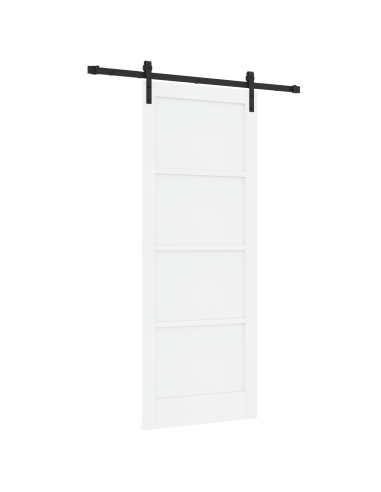 Porta scorrevole Bianco 83 x 211 cm Pino massello