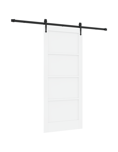 Porta scorrevole ORKDAL Bianco 86 x 198,5 cm Pino massello