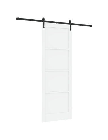 Porta scorrevole ORKDAL Bianco 83 x 232 cm Pino massello
