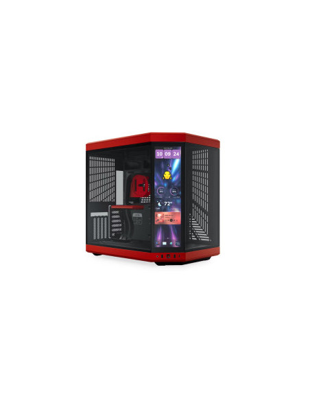 HYTE CASE MID TOWER DC Y70 TOUCH INFINITE BLK/RD 4xSLOTS GPU 2*TG