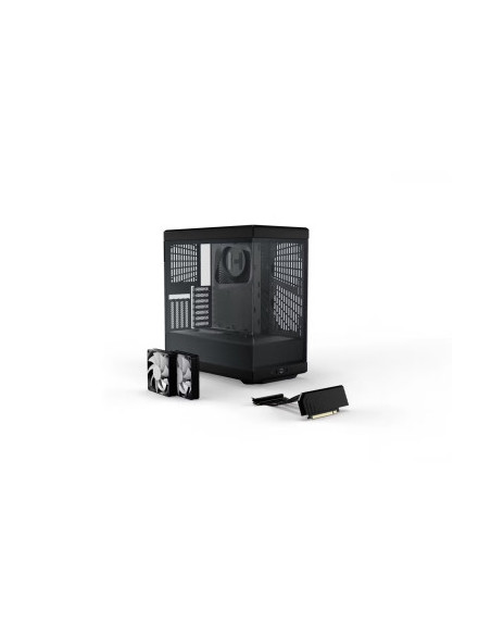 HYTE CASE MID TOWER DC Y40 BLK 2xTG 2x120mm Fan CS-HYTE-Y40-B