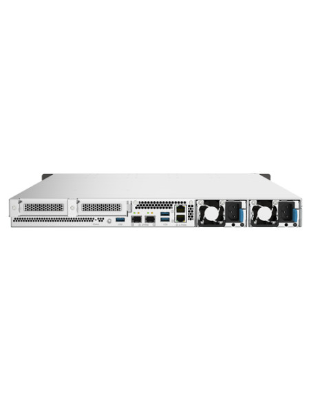 QNAP TS-h1090FU NAS Rack (1U) EPYC 7232P 64 GB DDR4 0 TB QuTS hero Nero, Grigio