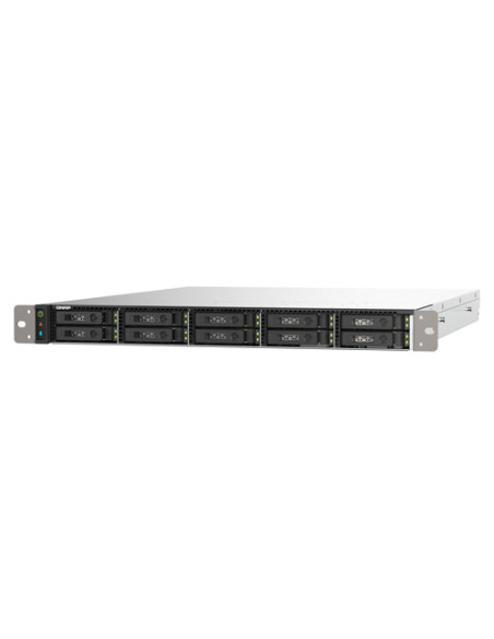 QNAP TS-h1090FU NAS Rack (1U) EPYC 7232P 64 GB DDR4 0 TB QuTS hero Nero, Grigio