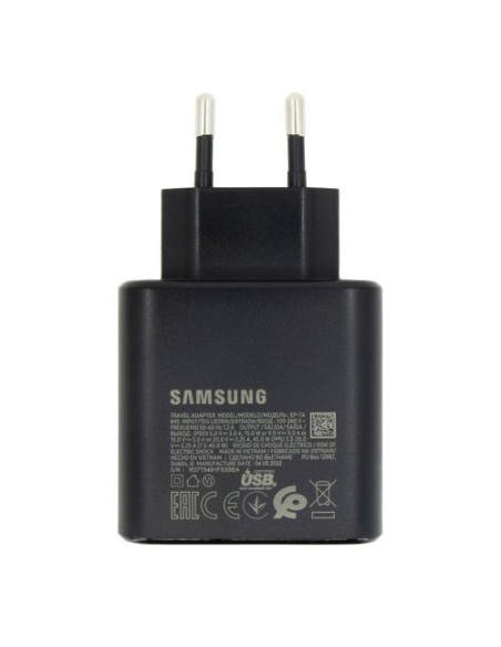 CARICA BATTERIA SAMSUNG EP-TA845EBE 5A. 45W IN BULK NERO