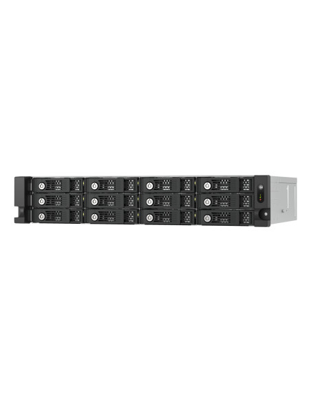 QNAP TL-R1200PES-RP contenitore di unità di archiviazione Box esterno HDD/SSD Nero, Grigio 2.5/3.5"