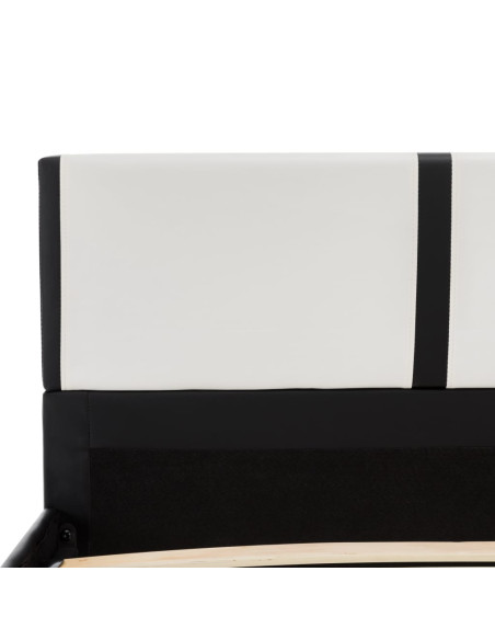 Giroletto Bianco e Nero in Similpelle 90x200 cm