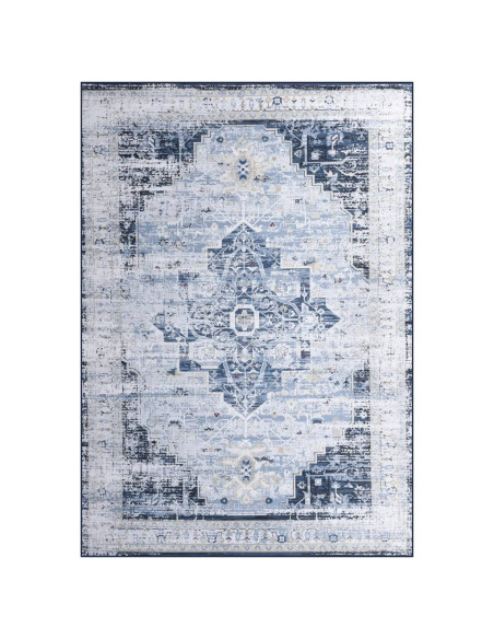 Tappeto Stampato Multicolore 120x160 cm in Tessuto