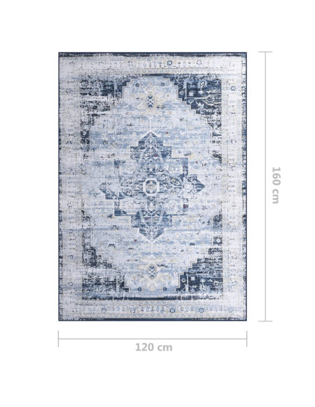 Tappeto Stampato Multicolore 120x160 cm in Tessuto
