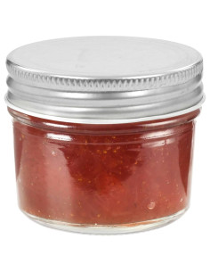Vaso per Marmellata in Vetro Coperchio Argento 48 pz 110 ml 2