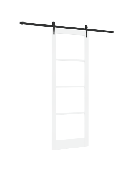 Porta Scorrevole con Set di Hardware "ORKDAL" Bianca 83x232 cm