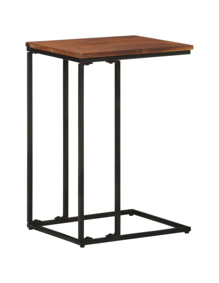 Tavolino di Servizio 35x45x65 cm in Legno Massello di Acacia