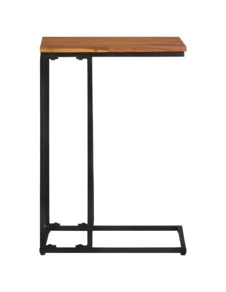 Tavolino di Servizio 35x45x65 cm in Legno Massello di Acacia