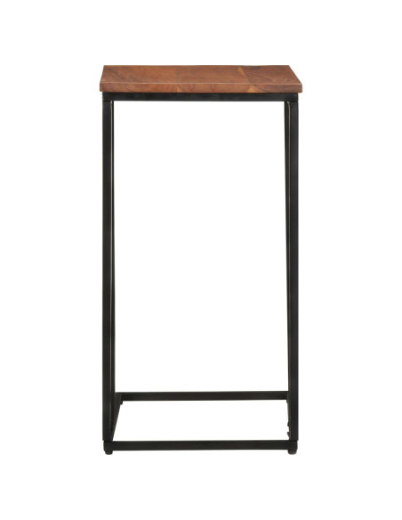 Tavolino di Servizio 35x45x65 cm in Legno Massello di Acacia