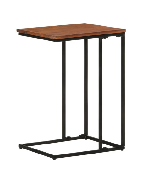Tavolino di Servizio 35x45x65 cm in Legno Massello di Acacia