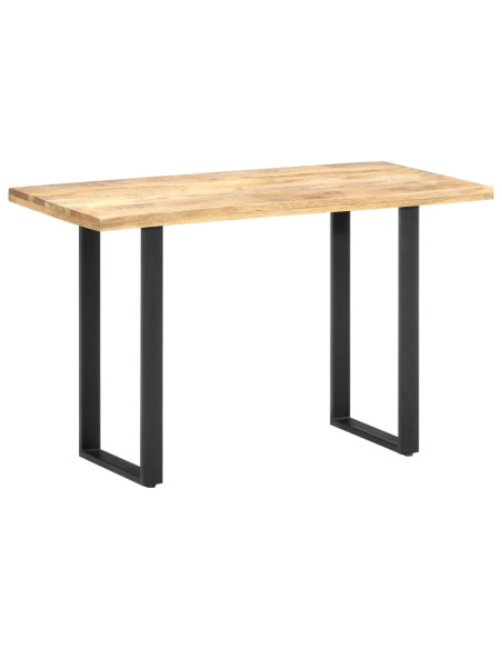 Tavolo da Pranzo 120x60x76 cm in Legno Massello di Mango