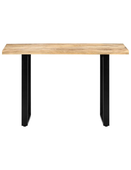 Tavolo da Pranzo 120x60x76 cm in Legno Massello di Mango