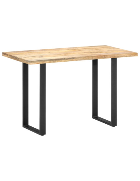Tavolo da Pranzo 120x60x76 cm in Legno Massello di Mango
