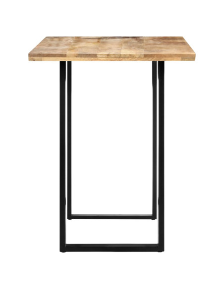 Tavolo da Pranzo 120x60x76 cm in Legno Massello di Mango