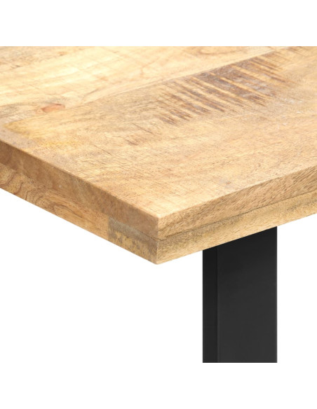 Tavolo da Pranzo 120x60x76 cm in Legno Massello di Mango