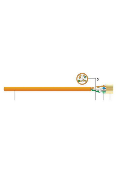 CAVO U/UTP CAT.6 B2CA ARANCIO 305M