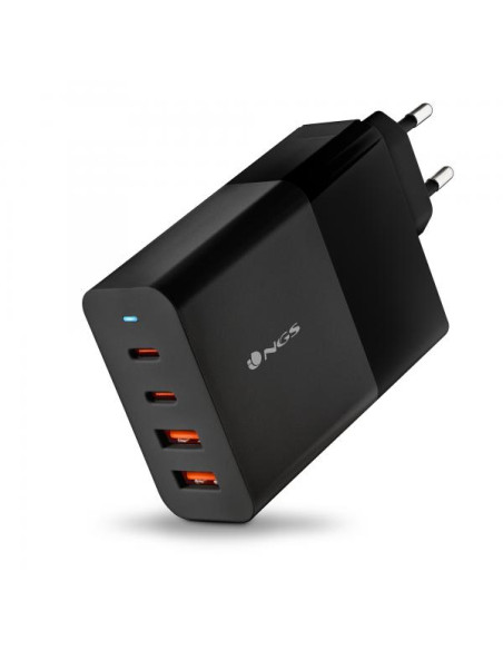 NGS Caricabatterie da Parete 100W 2*USB-C/2*USB-A