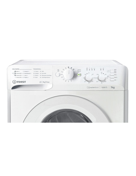 Indesit MTWC 71296 W IT lavatrice Caricamento frontale 7 kg 1200 Giri/min Bianco