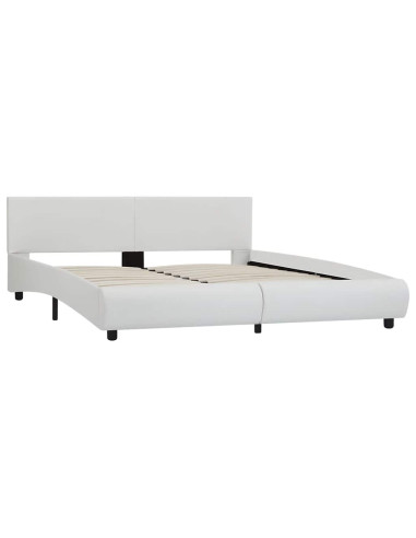 Giroletto con LED senza Materasso Bianco 180x200 cm