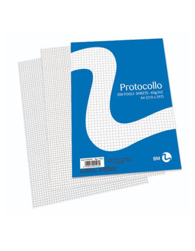 RISMA CARTA PROTOC.A4 60GR RIG 4MM