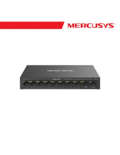 MERCUSYS 8-PORT POE+ 10/100 MBPS + 2 GIGABIT PORT SWITCH - MS110CP