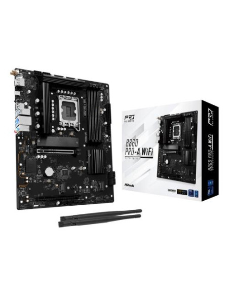ASRock B860 Pro-A WiFi Intel B860 4*DDR5 3*M.2 4*SataIII sk1851 HDMI/Displayport ATX
