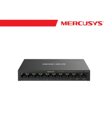 MERCUSYS 8-PORT POE+ 10/100 MBPS + 2 GIGABIT PORT SWITCH - MS110CMP
