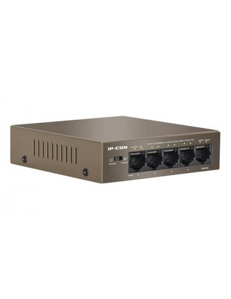 IP-COM Networks F1105P-4-63W switch di rete Non gestito Fast Ethernet (10/100) Supporto Power over Ethernet (PoE) Nero