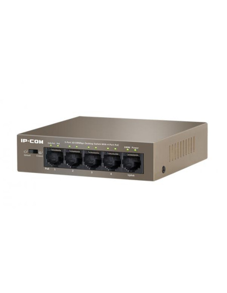 IP-COM Networks F1105P-4-63W switch di rete Non gestito Fast Ethernet (10/100) Supporto Power over Ethernet (PoE) Nero