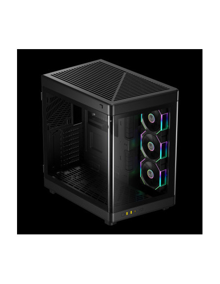 GAMDIAS CASE FULL TOWER NESO P1 PRO B 2*TG 3xAEOLUS P2 DISPLAY (ORIZ&VERT)