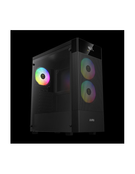GAMDIAS CASE MID TOWER AURA GC5 ELITE ARGB TG 3x120mm ARGB MESH DIGITAL DIS