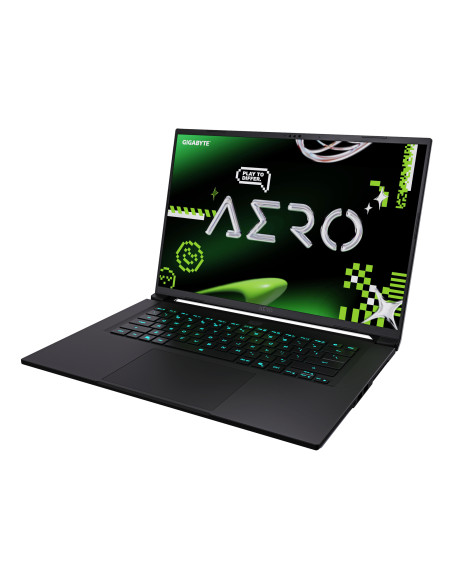 GIGABYTE AERO X16 Laptop da Gaming - Copilot+ PC, 16", 165Hz WQXGA, Ryzen AI 7 350, GPU RTX 5060, 16GB DDR5, SSD Gen4 da 1TB, Wi