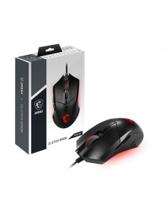 MSI Clutch GM08 mouse Gaming Ambidestro USB tipo A Ottico 4200 DPI