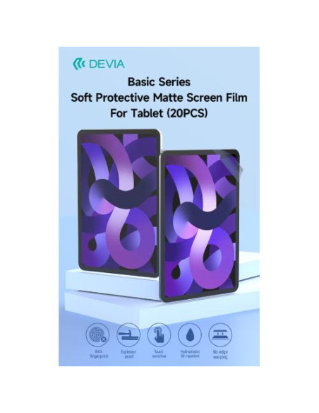 Devia Pellicola protettiva opaca Anti Impronte serie Basic per tablet Max 11''