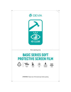Devia Pellicole 12x18 Idrogel AntiShock Serie Basic Soft 50 pz