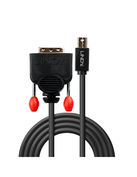 Lindy 41953 cavo e adattatore video 3 m Mini DisplayPort DVI-D Nero