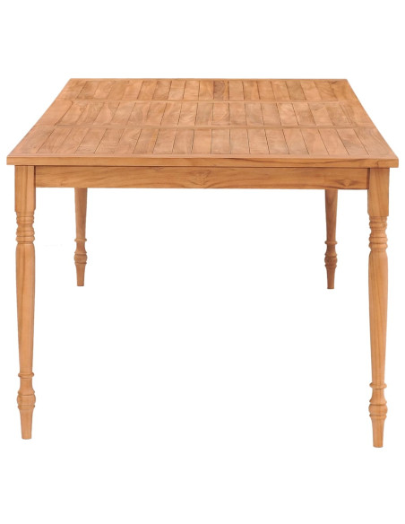 Tavolo Batavia 200x100x75 cm in Legno Massello di Teak