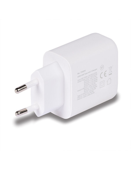 Lindy 73424 Caricabatterie per dispositivi mobili Universale Bianco AC Ricarica rapida Interno